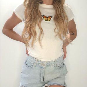 Brandy Melville Butterfly shirt